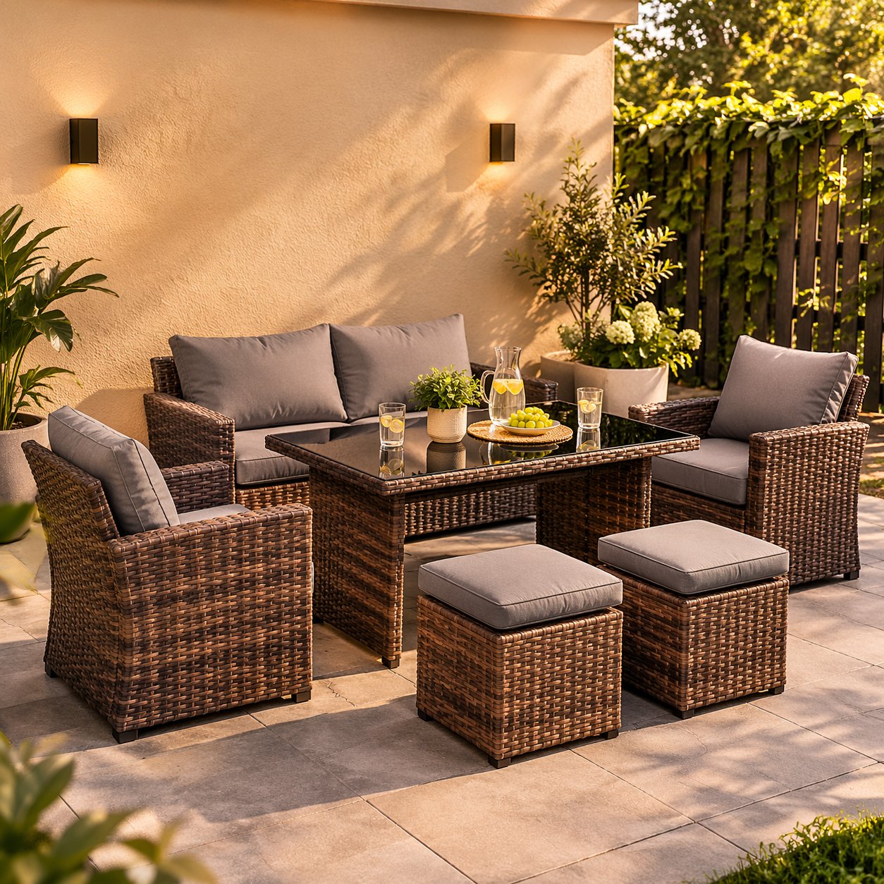 Уютный двор и зона отдыха